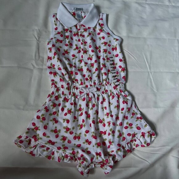 Ralph Lauren Strawberry Romper - Picture 1 of 1